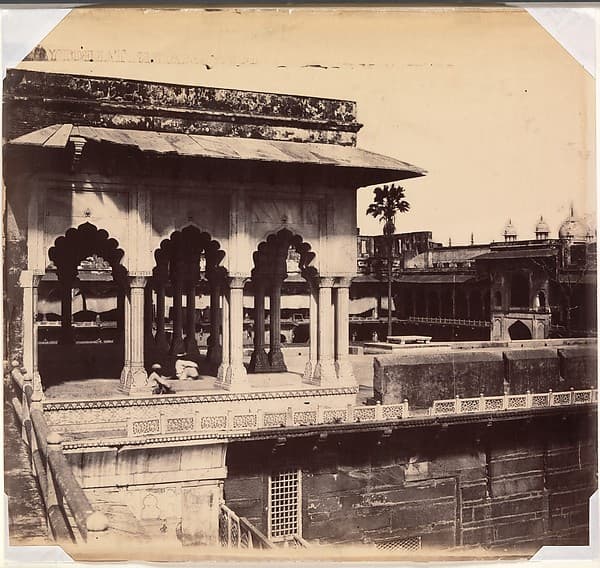 The Diwan-i Khas from the Mussaman Burj, Agra Palace, by John Murray