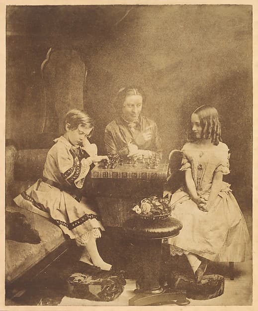 The Scholar's Mate, by Oscar Gustav Rejlander