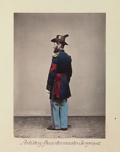 Artillery, Quartermaster Sergeant, by Oliver H. Willard