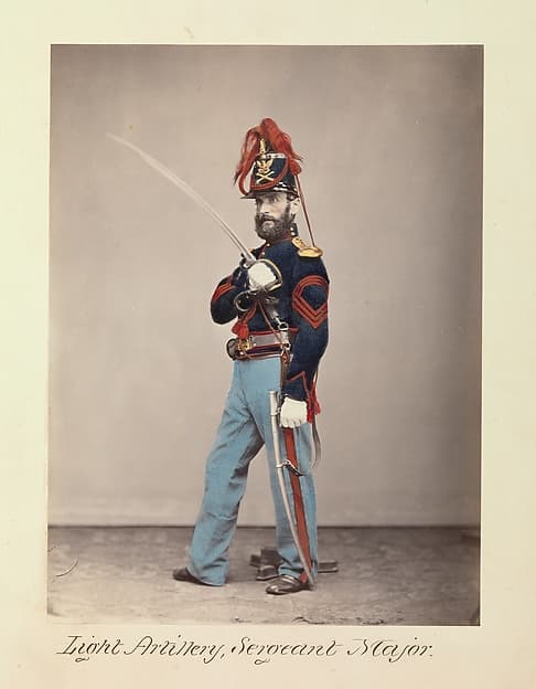 Light Artillery, Sergeant Major, by Oliver H. Willard