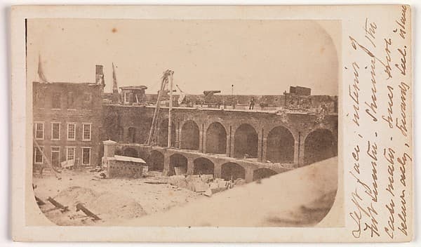 The Evacuation of Fort Sumter, April 1861, by Edward Anthony