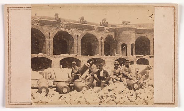 Salient with North-west Casemates, Fort Sumter, by J. M. Osborn