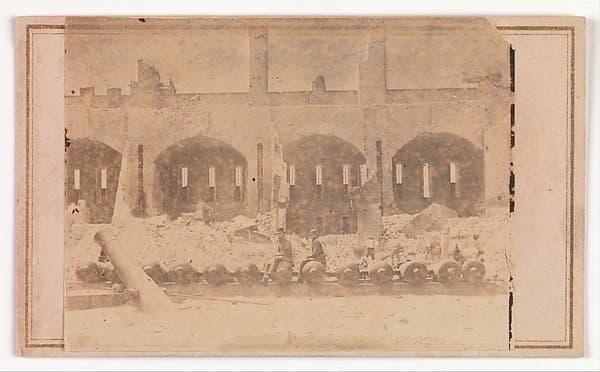 The Evacuation of Fort Sumter, April 1861, by J. M. Osborn
