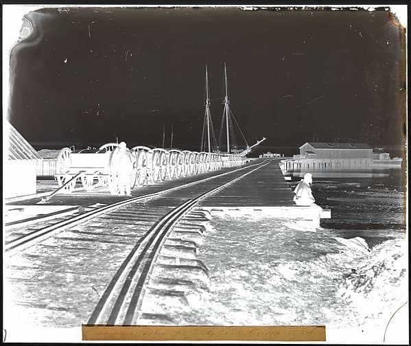 Ordnance Wharf, City Point, Virginia, by Thomas C. Roche