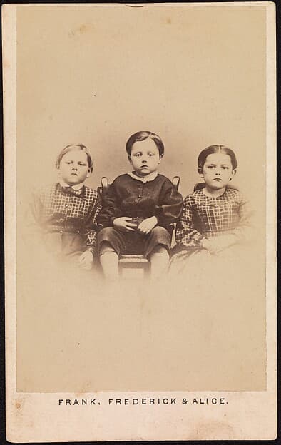 Frank, Frederick & Alice. "The Children of the Battle Field", by Wenderoth, Taylor & Brown