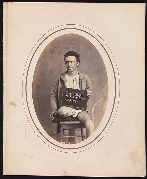 Private Samuel Shoop, Company F, 200th Pennsylvania Infantry, by Reed Brockway Bontecou