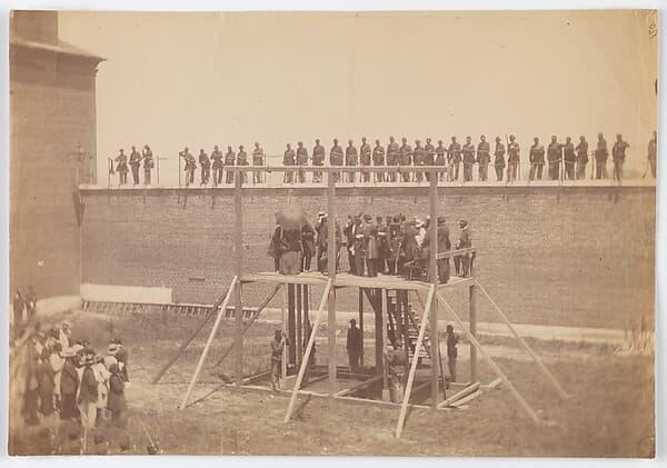 Execution of the Conspirators, by Alexander Gardner