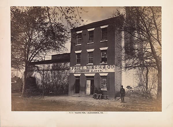 Slave Pen, Alexandria, Virginia, by Andrew Joseph Russell