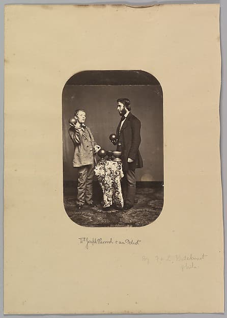 Dr. Joseph Parrish and an Idiot, by Frederick Gutekunst