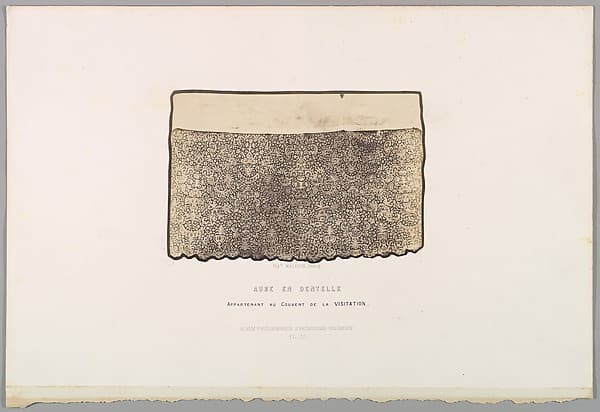 Aube en Dentelle, Appartenant au Couvent de la Visitation, by Hippolyte Malègue