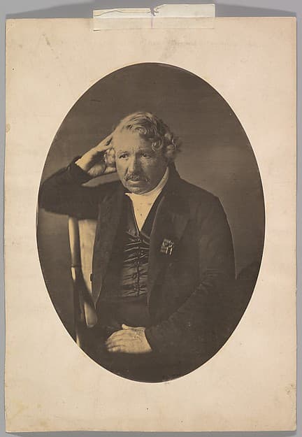 Louis-Jacques-Mandé Daguerre, by John Jabez Edwin Mayall