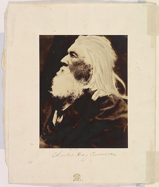 Charles Hay Cameron, by Julia Margaret Cameron