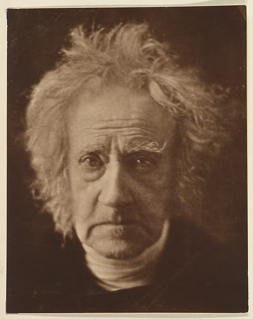 Sir John Herschel, by Julia Margaret Cameron