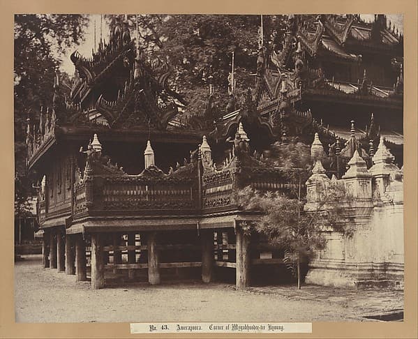 Amerapoora: Corner of Mygabhoodee-tee Kyoung, by Linnaeus Tripe