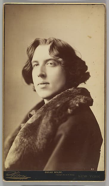Oscar Wilde, by Napoleon Sarony