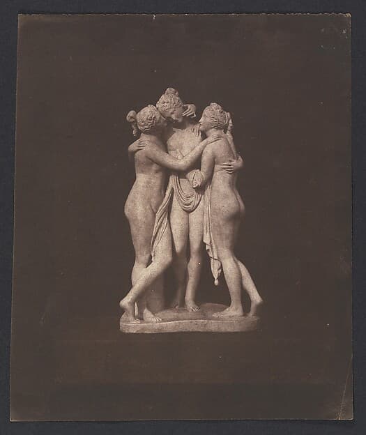 Statuette of the Three Graces, by William Henry Fox Talbot