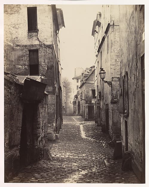 Rue Traversine (from the Rue d'Arras), by Charles Marville