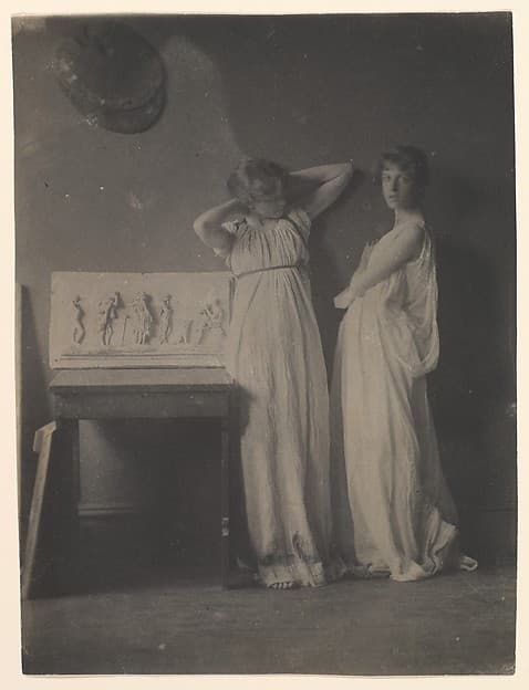 Two Pupils in Greek Dress, by Thomas Eakins