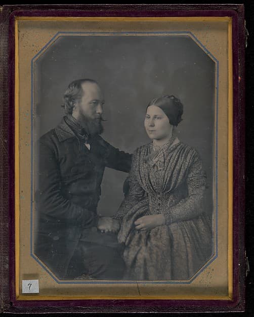 William and Sophia Palmer Langenheim, by W. & F. Langenheim
