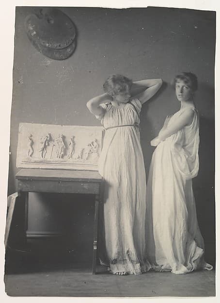 Two Pupils in Greek Dress, by Thomas Eakins