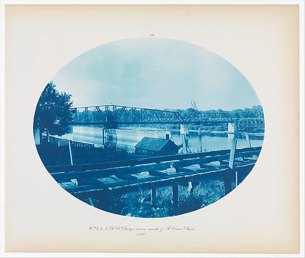 No. 186. Chicago, Burlington & Northern Rail Road Bridge Across Mouth of St. Croix River, by Henry P. Bosse