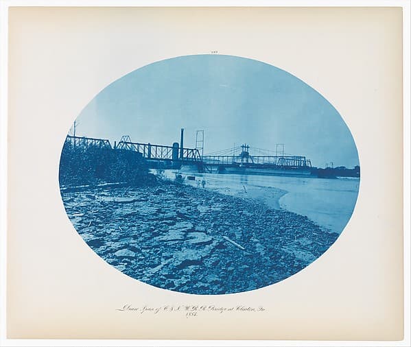 No. 199. Draw Span of Chicago & North Western Rail Road Bridge at Clinton, Iowa, by Henry P. Bosse