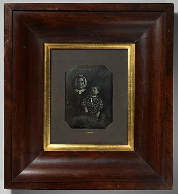 Elizabeth Page Bakewell and her Grandson, Frank B. James, by John Plumbe Jr.