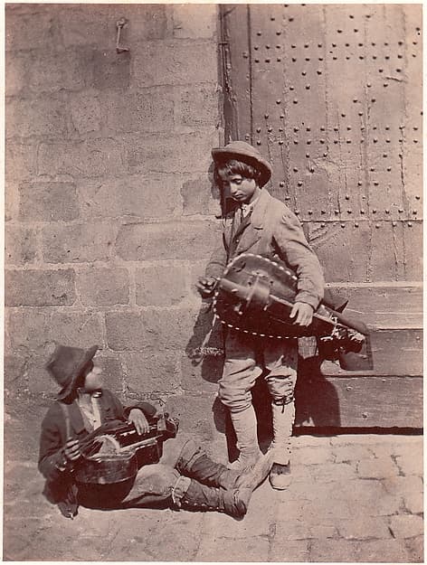 Joueurs de vielle, by Louis-Désiré Blanquart-Évrard