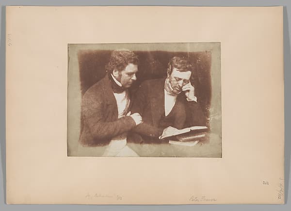 W. S. Orr and Peter Scot Fraser, by Hill and Adamson