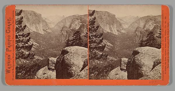 The Yosemite Valley from the Mariposa Trail, by Carleton E. Watkins