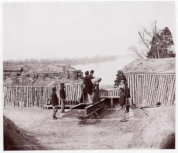Cox's Landing, James River, by Andrew Joseph Russell