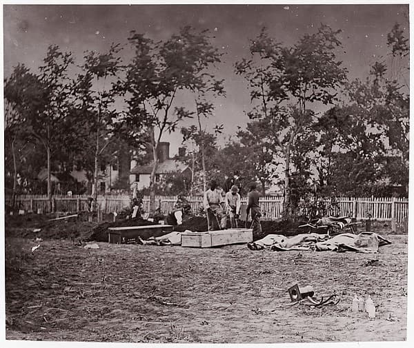 Burial of the Dead, Fredericksburg, by Andrew Joseph Russell