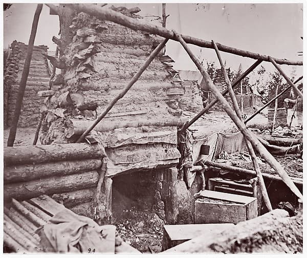 Abandoned Camp, Falmouth, Virginia, by Andrew Joseph Russell