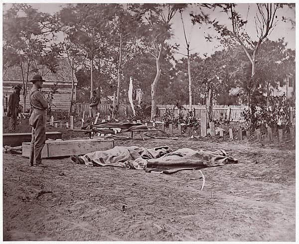 Burial of the Dead, Fredericksburg, by Andrew Joseph Russell