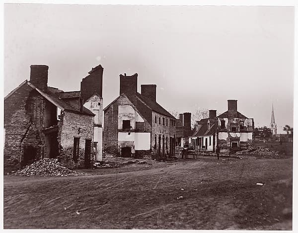 Street in Fredericksburg, by Andrew Joseph Russell