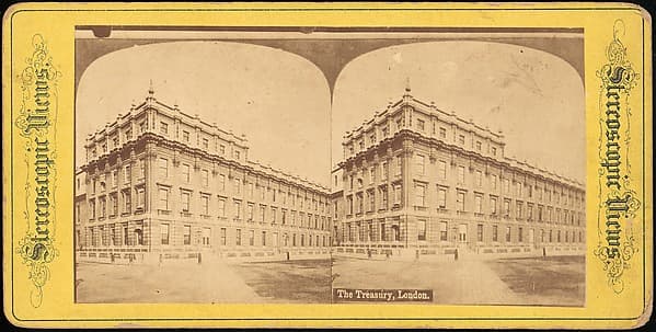 The Treasury, London, by Stereoscopic Views
