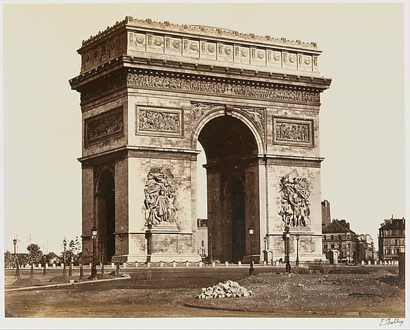 Arc de triomphe de l'Ètoile, by Edouard Baldus
