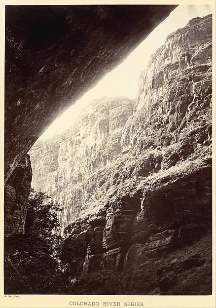Cañon of Kanab Wash, Looking South, by William H. Bell
