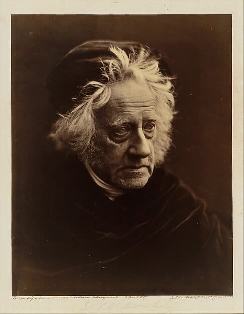 Sir John Herschel, by Julia Margaret Cameron