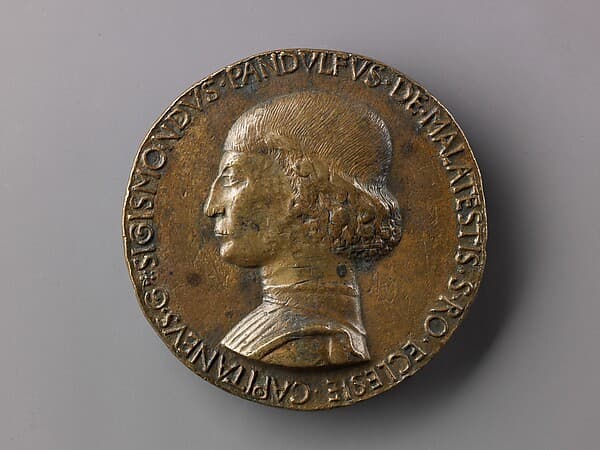 Medal: Bust of Sigismondo Pandolfo Malatesta, by Matteo de' Pasti