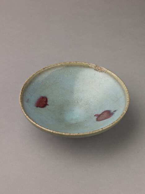 Deep bowl, Jun ware, by Chinese