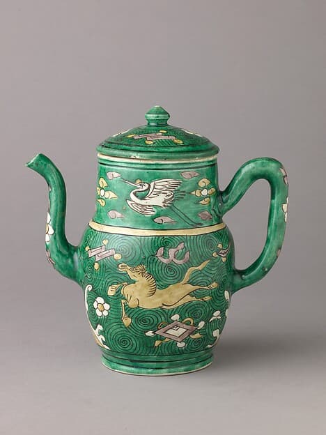 Covered ewer, by Chinese