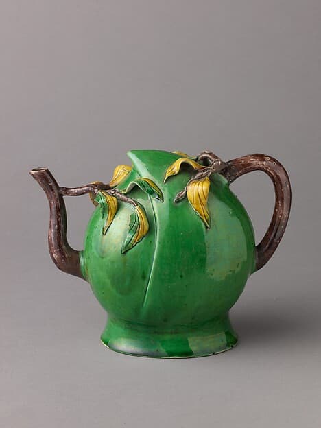 Peach-Shaped Wine Pot or Tea Pot, by Chinese