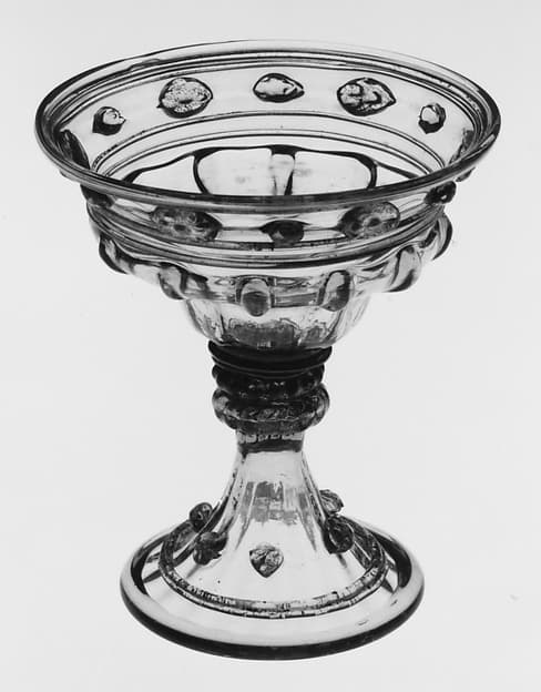 Footed vessel (saltcellar?), by Antonio Salviati