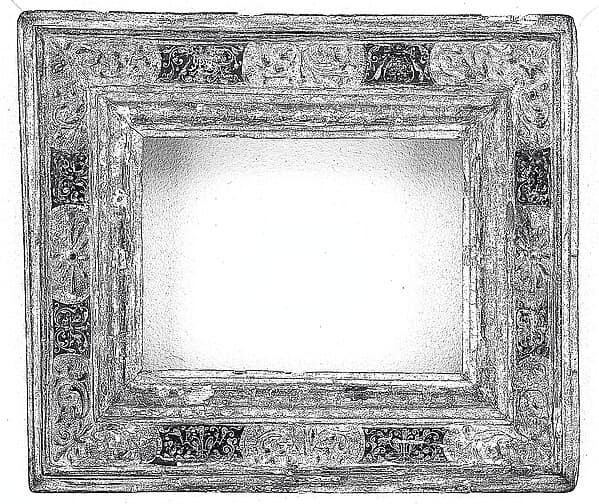 Reverse Cassetta frame (pair with 1975.1.2110)