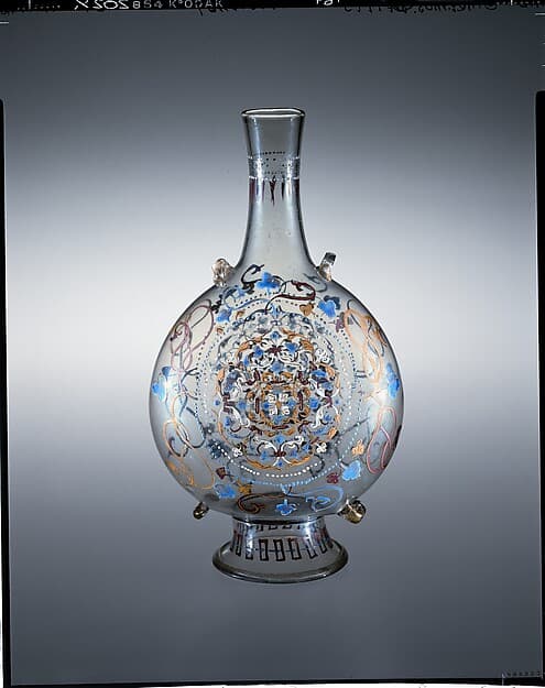 Pilgrim flask, by Italian