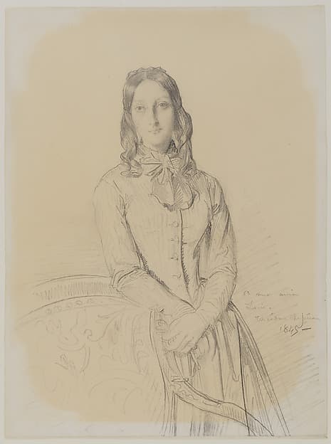 Portrait of Madame Ravaisson, by Théodore Chassériau