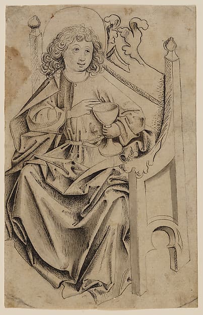 Saint John the Evangelist, by Upper Rhine (Switzerland)