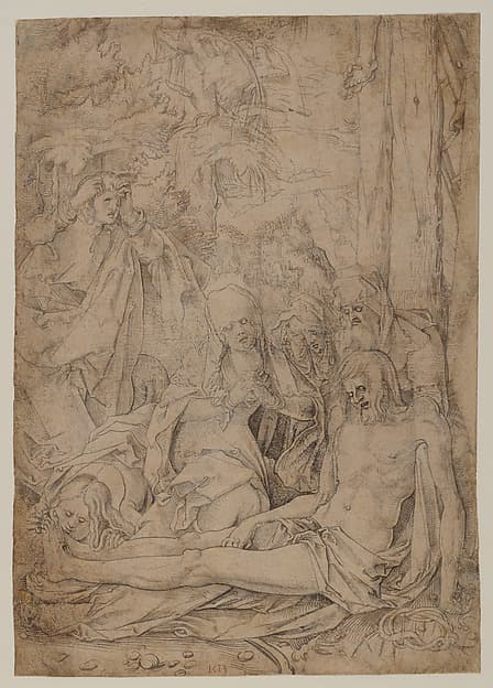 The Lamentation of Christ, by Circle of Hans Baldung Grien