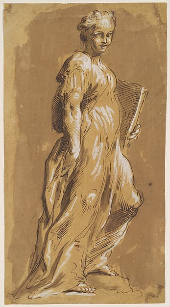 Allegorical Figure of a Woman, by Pietro Antonio Novelli